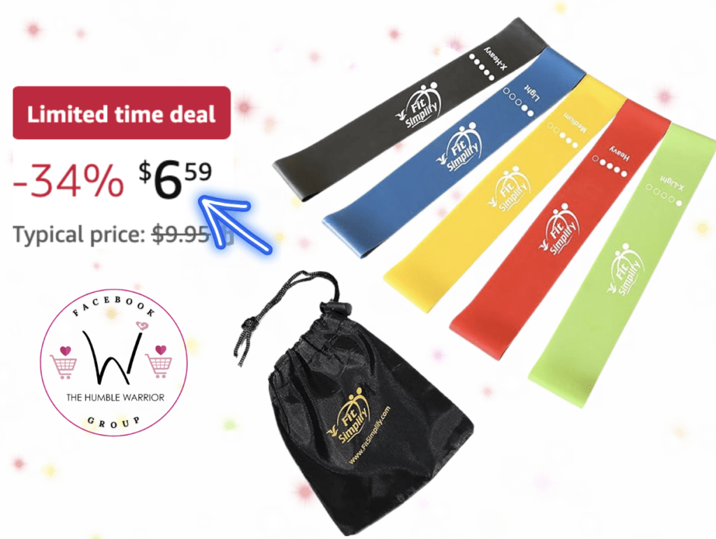 5-pack Fit Simplify resistance bands!